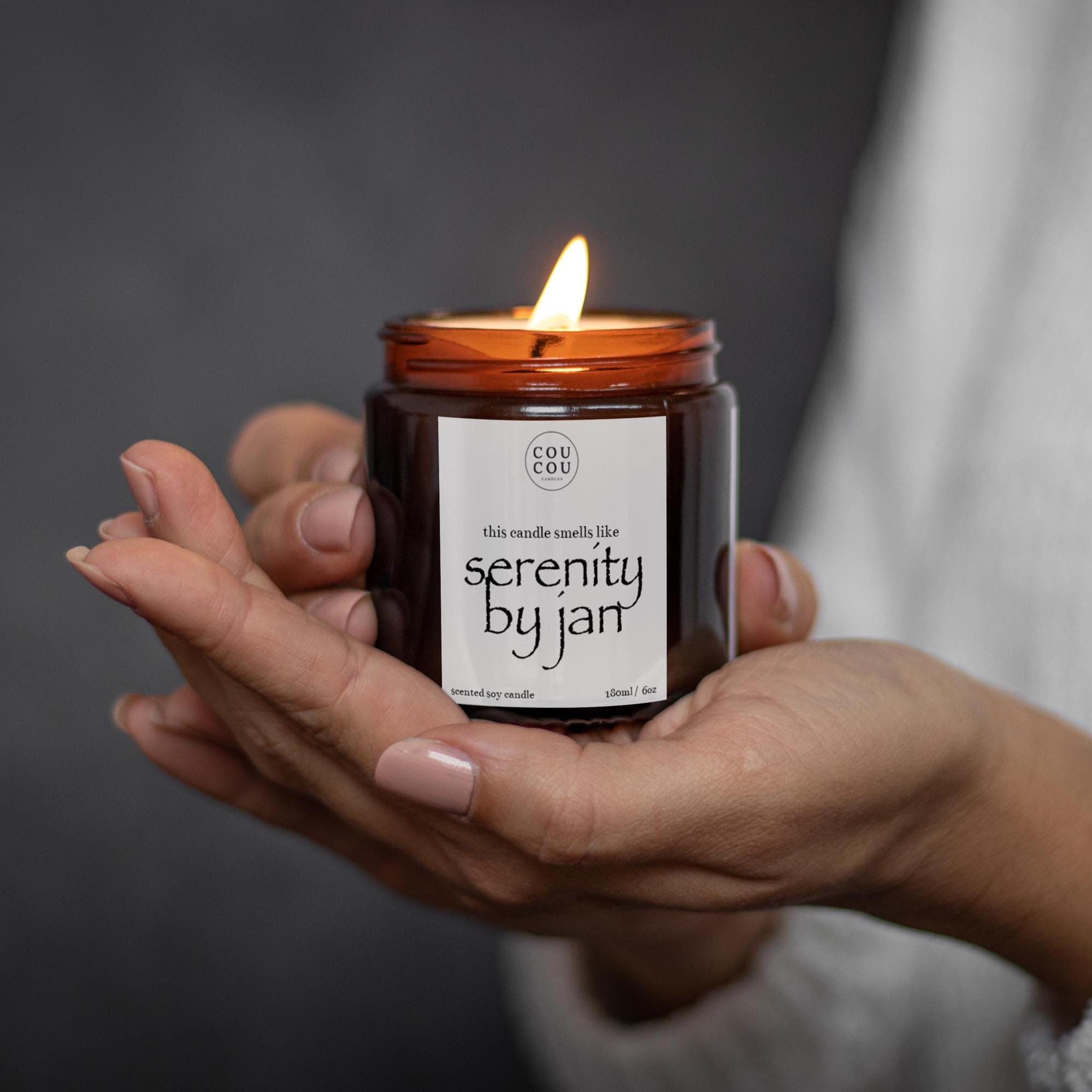 Serenity by Jan Candle, the Office US Inspired Gift, Luxury Soy