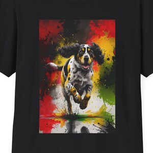 Cocker Spaniel T-Shirt, Dog Lover Tee, Animal Graphic Shirt, Pet Owner Gift, Puppy Print Top