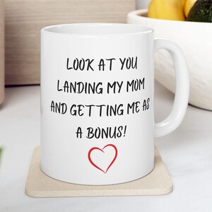 Lustige Stiefvater Tasse, Bester Stiefvater Kaffeetasse, Keramik Geschenk für Stiefvater, Humorvolle Papa Tasse, Vatertagsgeschenk, BPA Bleifreie Kaffeetasse