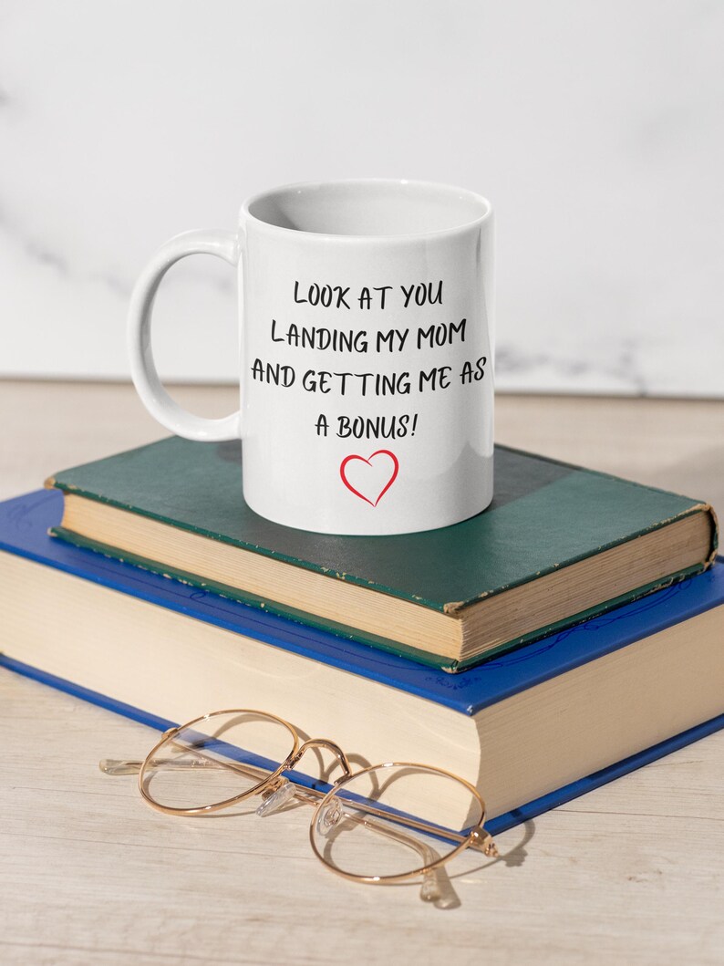 Divertente tazza da caffè per patrigno – Tazza in ceramica senza BPA e piombo – Regalo spiritoso per la festa del papà – Idea regalo per papà immagine 5