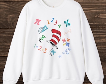 Nyckfull matematiktröja, professorpresent, STEM-kläder, humoristisk lärarlivströja, matematikeröverraskning, skolfakultetskläder