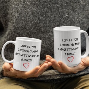 Divertente tazza da caffè per patrigno – Tazza in ceramica senza BPA e piombo – Regalo spiritoso per la festa del papà – Idea regalo per papà immagine 10