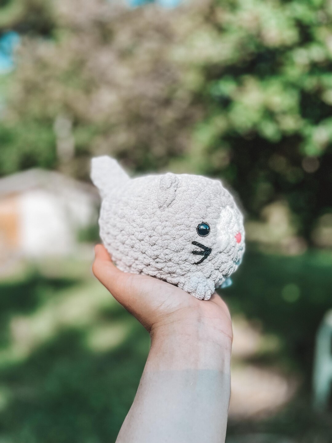 グレーローフ猫のぬいぐるみ – 手作りあみぐるみ - Etsy 日本