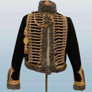 Men&#39;s Napoleonic Hussar Jacket | Vintage Military Uniform Jimi Hendrix Style jacket 18th Century Inspired Marching band jackets