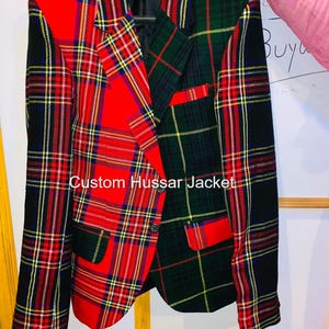 Custom Tartan Kilt Jacket: Scottish Highland Wedding Outfit