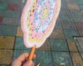 Balinese Woven Hand Fan 
