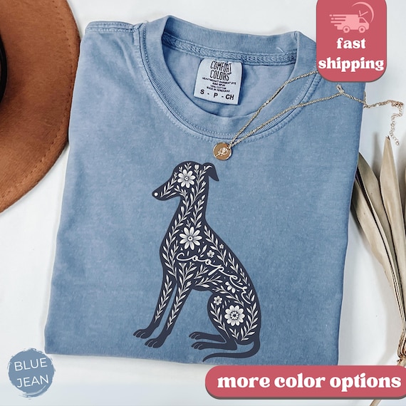 Greyhound Mom Custom Shirt Vintage Whippet Dog Tshirt Funny Dog Tee Chinoiserie Iggy Dog Mama Shirt Personalized Dog Name Gift Dog Lovers