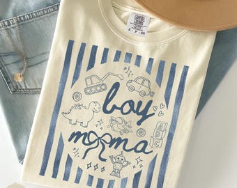 Boy Mama Shirt, Mom of Boys Tee, Boy Mom TShirt, New Mom Gift, Trendy Motherhood Shirt, Cute Mama Graphic Tee, Mother's Day Gift Pregnancy