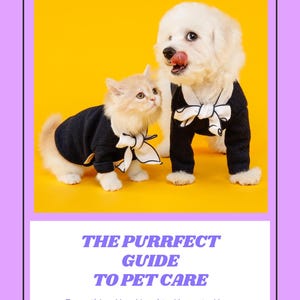 Pet Owner&#39;s Handbook-The Purrfect Guide to Pet Care-Printable | Digital Download PDF