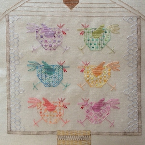 Blackwork Chickens. PDF Blackwork Embroidery Chart. Chickens. My Blackwork Chickens. Colourful Cross Stitch. Blackwork chart. Colour Chart