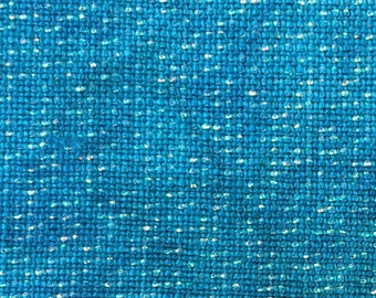Sparkly Linen. 32 Ct Lagoon Linen. Hand Dyed Linen. Lagoon Linen. Indie Dyed Fabric. Cross Stitch Fabric. Embroidery Fabric. Linen Fabric.