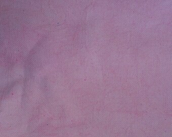 Aida Fabric. 20 Ct Marshmallow. Hand Dyed Fabric. Indie Dyed Aida. Cross Stitch Fabric. Embroidery Fabric. Fine Aida. Pink Aida. Aida 20 Ct.