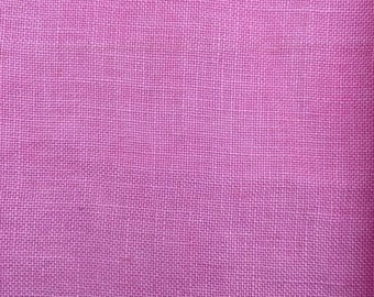 NEW 32 CT Chamallow Linen. Hand Dyed Linen. Marshmallow Pink Linen. Cross Stitch Fabric. Indie Dyed Fabric. Embroidery Linen. Pink Linen