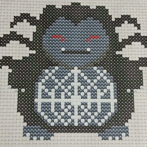 SNORLAX SPIDER Cross Stitch Pattern