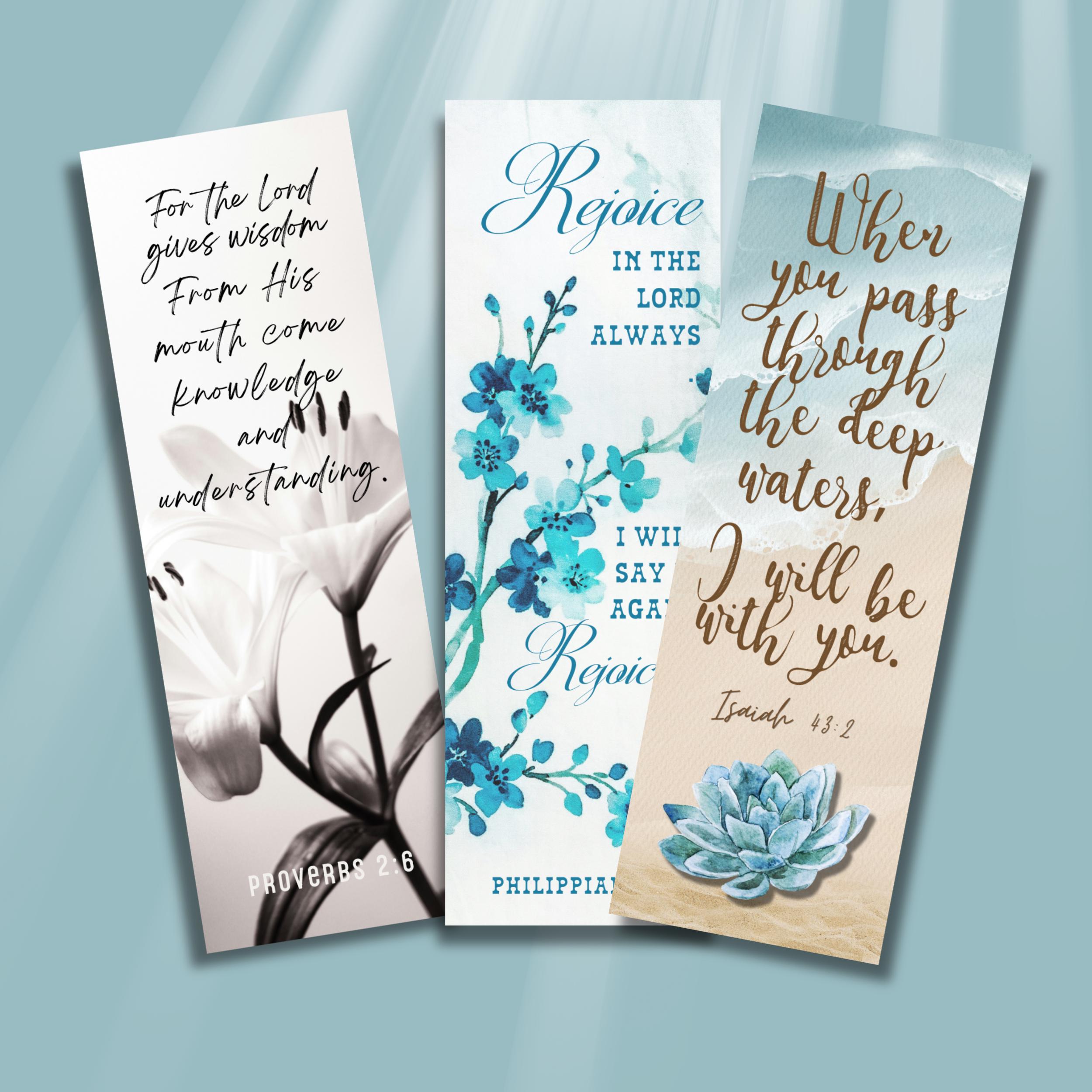 Floral Bible Verse Printable Bookmarks 12 Set Scripture Bookmarks floral-bible-verse-printable-bookmarks-12-set-scripture-bookmarks