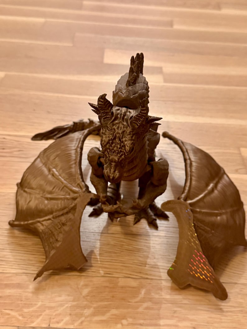 SALALIS figurine de dragon Statue de Dragon de combat en résine