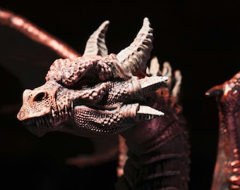 Figurine de dragon articulée imprimée en 3D : décoration d'intérieur fantastique