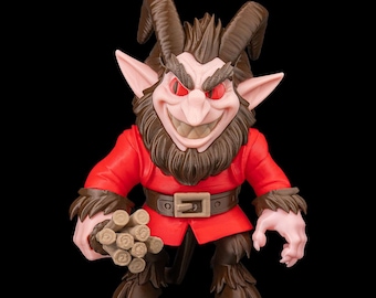 Krampus Winter Beast Bavarian Figure – Bayern Style Alpine Demon Collectible Christmas Horror Limited Edition 2025