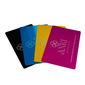 Personalized Laser Engraved Metal Business Cards: Aluminum Credit Card