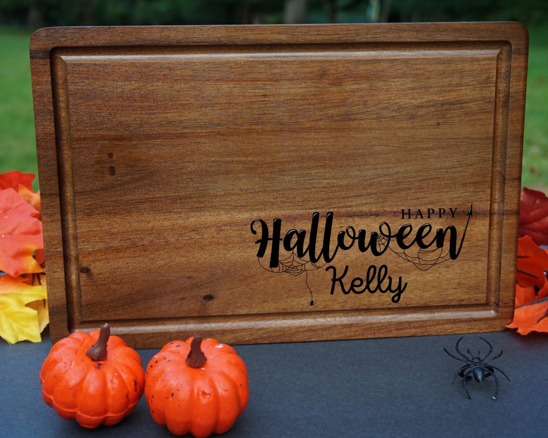 Halloween Cutting Boards Personalized Halloween Gift Custom Pumpkin Halloween cutting boards personalized halloween gift custom pumpkin