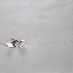 Diamond Shape Studs in Black or Silver- Shine on You Crazy Diamond