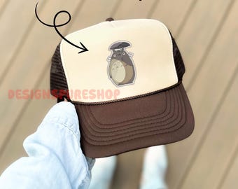 Haft Totoro PNG – Projekt naszywki Totoro, Styl naszywki do prasowania, Inspiracja Studiem Ghibli