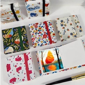 Mini 300g Cotton Pulp Watercolor Sketchbook - Portable Travel Art Notebook for Artists