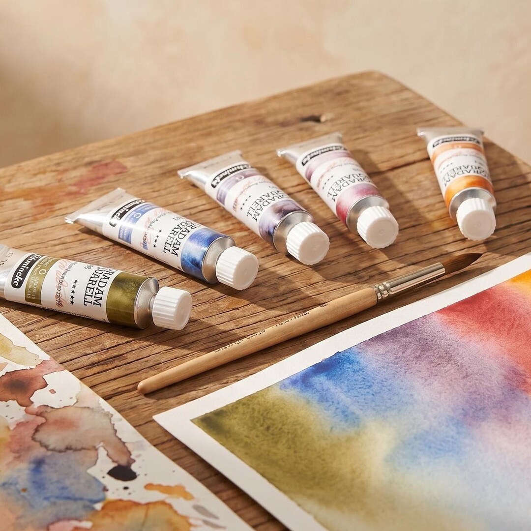 Try A Sample Schmincke Watercolor Samples, Try Before Full Tube, Super Granulation ...