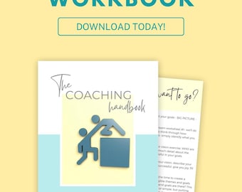 Self-Discovery Workbook | Guided Journal for Women | Personal Growth Planner | Self-Coaching Worksheets | Digital PDF Download