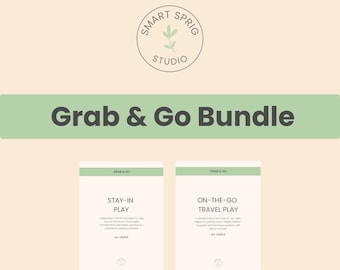 Preschool Activity Bundle: Travel & Stay-In Games (Digital Download)