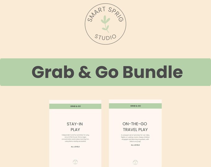 Preschool Activity Bundle: Travel & Stay-In Games (Digital Download)