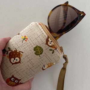 Thick padded Glasses Cases, vegan, great gift under 20 for a teacher librarian or friend, Reader Case, Sunglass Case image 6