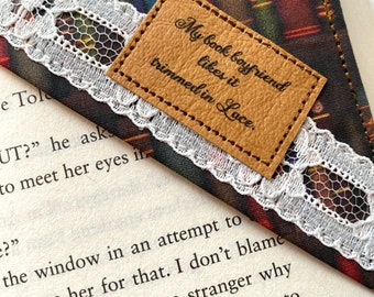 Book Boyfriend Bookmark, galentines gift, valentine gift for bookworm, smut reader gift