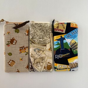 Thick padded Glasses Cases, vegan, great gift under 20 for a teacher librarian or friend, Reader Case, Sunglass Case image 7