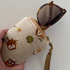 Thick padded Glasses Cases, vegan, great gift under 20 for a teacher librarian or friend, Reader Case, Sunglass Case image 10