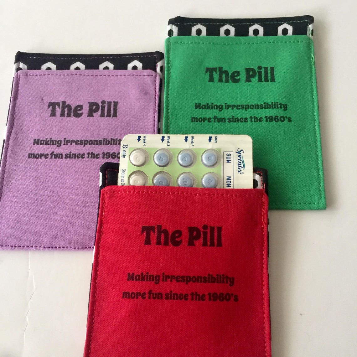 Birth Control Case The Pill making irresponsibility Etsy