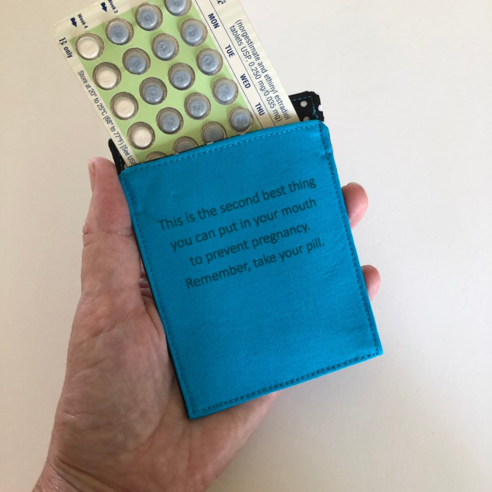 Witty Birth Control Pill Sleeve Pill Travel Sleeve in Hot Etsy