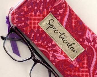 Spectacular Pun Glasses Case: Soft-Sided Eyeglass Protector