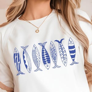 Sardines Vintage Shirt Comfort Colors, Fisherman Aesthetic Coastal Fishing Graphic Tee, Fishing shirt, Summer vibes shirt, Nautical tshirt