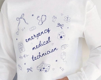First Responder Shirt, Gift for EMT, First Responder sweatshirt, Gift for her, Gift for Mom, Emergency services gift, sweatshirt for EMS