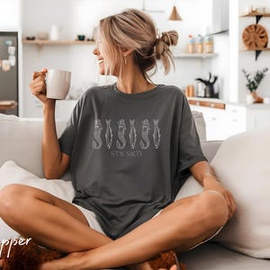 Sardine Vintage T-shirt, Coastal Shirt, Mermaid T-shirt, Vintage fish tee, Coastal Aesthetic, Oversized vintage shirt, comfort colors tee