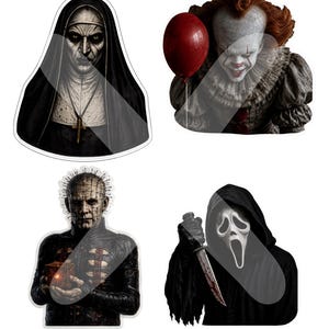 Michael Myers,Scream,Ghostface,Billy the Puppet,saw,Chucky,It Pennywise,The Ring,Freddy Krueger,The Exorcist,the nun,Anabelle,Horror Movies. Horror Movie Icons. semi-realistic horror movie PNG designs. the nun, horror movies characters, chucky stickers. horror characters,horror fan stickers,horror png,horrormovies clipart,horror legends,horror legends png,horror, png designs, freddie krueger png,horror png bundle, horror movie clipart , horror png downloads, horror png, horror movie stamps