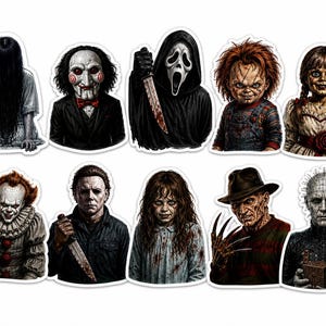 Michael Myers,Scream,Ghostface,Billy the Puppet,saw,Chucky,It Pennywise,The Ring,Freddy Krueger,The Exorcist,the nun,Anabelle,Horror Movies. Horror Movie Icons. semi-realistic horror movie PNG designs. the nun, horror movies characters, chucky stickers. horror characters,horror fan stickers,horror png,horrormovies clipart,horror legends,horror legends png,horror, png designs, freddie krueger png,horror png bundle, horror movie clipart , horror png downloads, horror png, horror movie stamps