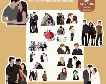 Twilight Saga Sticker Pack | Bella Swan Digital Stickers (Digital Download)
