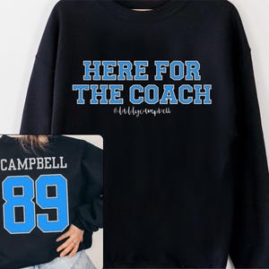 Here for the Coach- Daddy Campbell Jersey- Detroit Lions