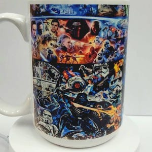 Star Wars Collage Coffee Mug- One of a kind