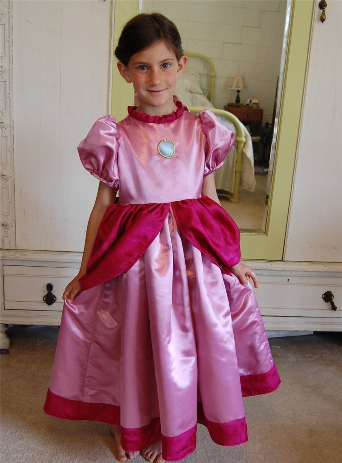 Princess Peach Dress Costume | Etsy