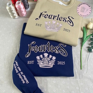 Reckless Lauren Roberts Embroidered Shirt, Powerless Series Shirt, Kai and Paedyn Hoodie, Powerful Book Shirt, Fearless Bookish Shirt