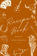 Digital Recipe Book by Aubrey Brianna