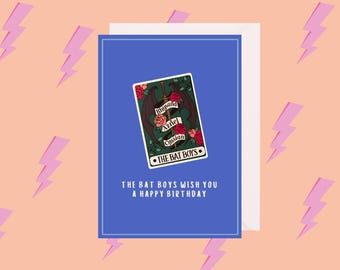 ACOTAR Birthday Cards: Bat Boys Fandom Love Set (Digital Download)